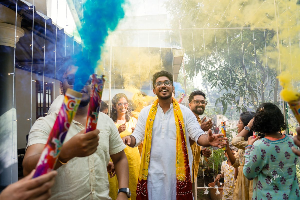 Althaf and Thanha haldi ceremony and Malarikkal backwater shoot Kottayam 04