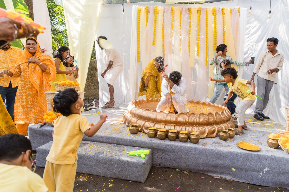 Althaf and Thanha haldi ceremony and Malarikkal backwater shoot Kottayam 07