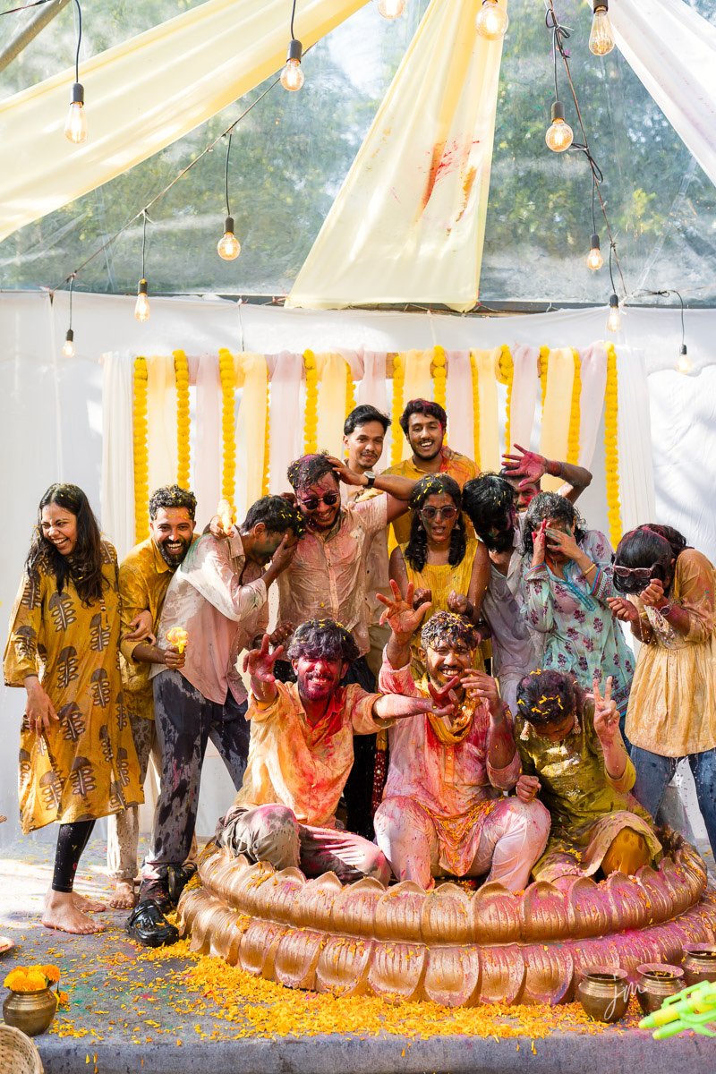 Althaf and Thanha haldi ceremony and Malarikkal backwater shoot Kottayam 12