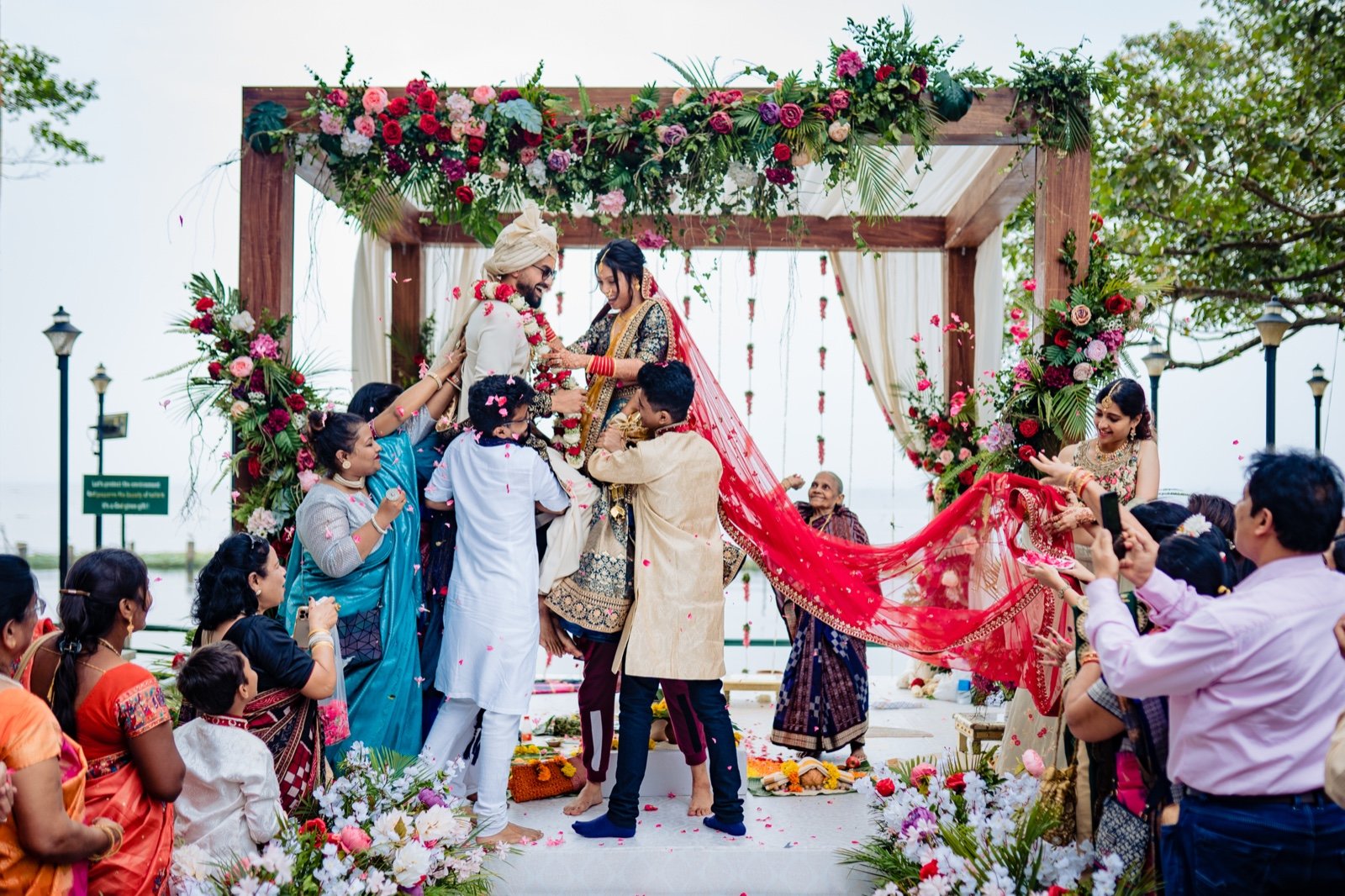Preethesh and Shivani destination wedding Backwater Ripples Kumarakom 14