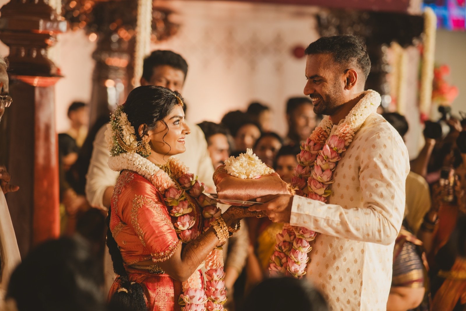 Rohit and Suryagayathri wedding moments Kerala 16