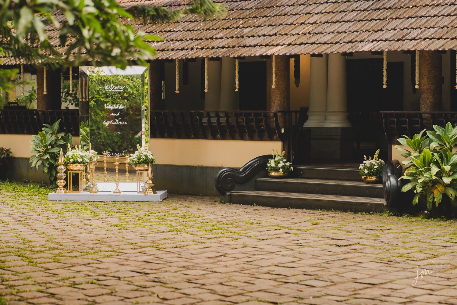 Saji and Vidya heritage engagement Kunnathur Mana Thrissur 01