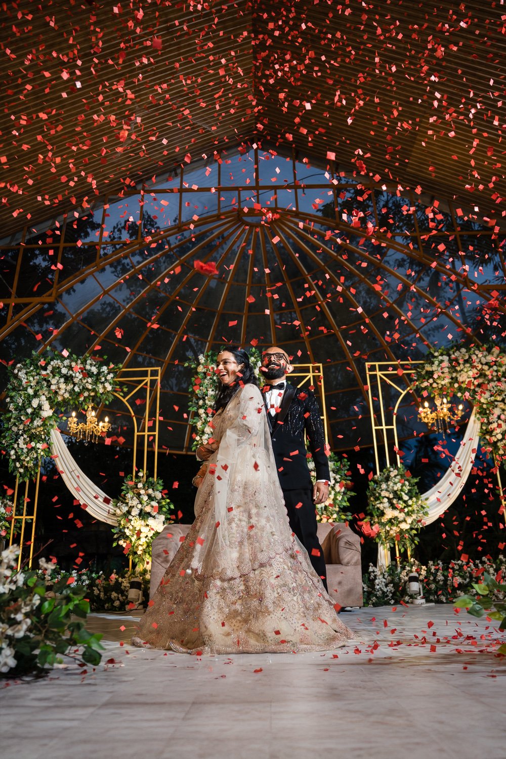 Soorej and Priyanka wedding reception Neelambari Ecotourism Thrissur 05
